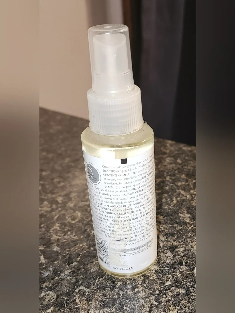 Broato Glow Glisten Spray Mist 3.2 Oz New